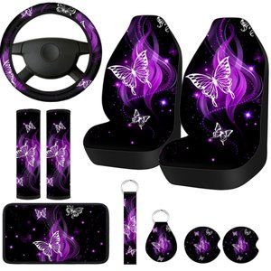 Lux Butterfly Full Interior Car Accessories Set